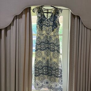 Sunday Up Blue & White Dress